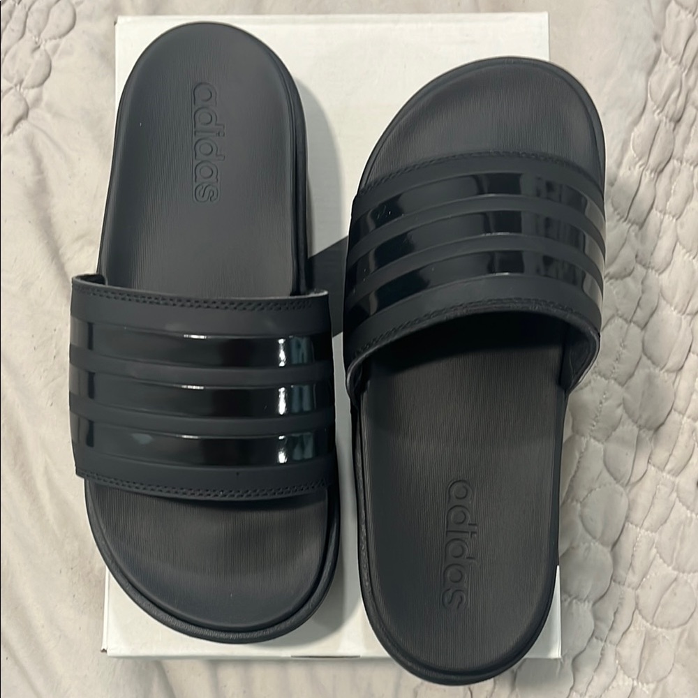Adidas Classic Black Slides